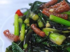 腊肉炒白菜苔-小民大排档(马场角横路店)