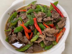 指天椒炒牛肉-好好滋味茶餐厅