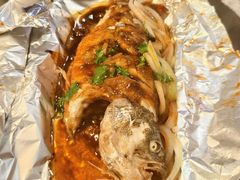 酱烤活鲈鱼-新白鹿餐厅(百联中环店)