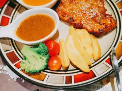 单烤梅花猪排-斗牛士牛排(南京东路店)