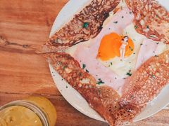 巴黎火腿鸡蛋芝士蘑菇可丽饼-RAC BAR(安福路店)