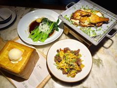 滑蛋小炒牛肉-绿茶餐厅(乐峰广场店)