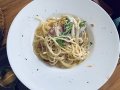 奶油腌肉蘑菇面-LUCCA卢卡西班牙海鲜饭(远洋广场店)