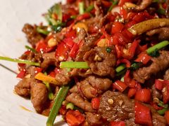 小炒黄牛肉-千百味红餐厅·非遗江西菜(绿地双子塔总店)