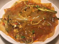 凉拌拉皮-日丰园海肠水饺·老字号大连海鲜(和平广场店)