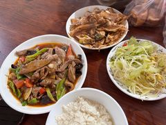 肝腰合炒-元通黄豆花