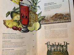 菜单-Long Bar(莱佛士酒店)