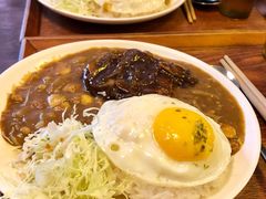 田园口蘑汉堡排-金龙咖喱