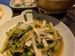 马拉盏炒通菜-大头虾越式风味餐厅(光明广场店)