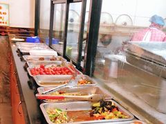 自助取餐区-华盛园卷子王农家菜水库鱼