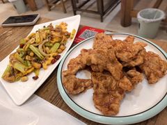 -东来菜馆•手抓海鲜家常菜•海鲜锅贴(鸽子窝店)