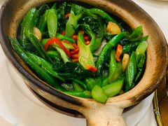 虾酱啫芥兰-勝記酒家·37年老字号·经典粤菜(荔枝公园店)
