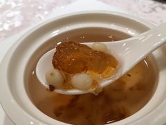 桂花桃胶鸡头米-新光酒家·河豚·海鲜·蟹料理(浦东店)