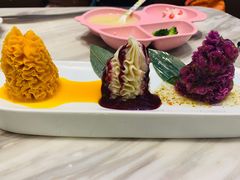 三色山药泥-宝月楼·台湾菜馆(天河城店)