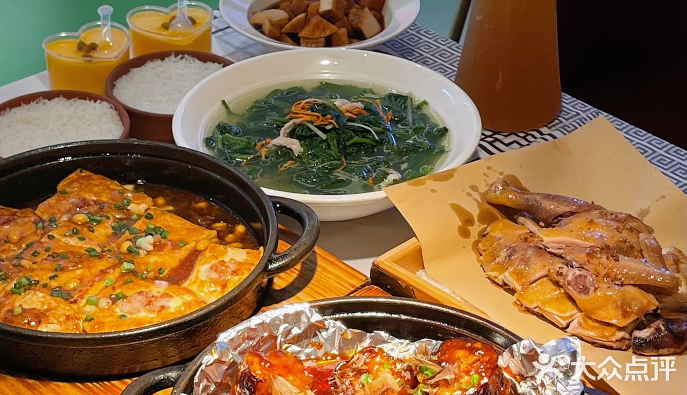 绝了✔️太和这家客家菜把客家围龙屋元素搬进餐厅‼️