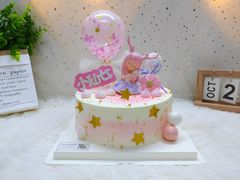 8寸进口淡奶油鹿角女孩-Miss蜜思烘焙(城市广场店)