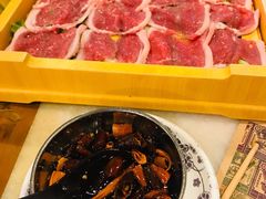 现炸辣椒油-京门老爆三·铜锅涮肉 爆肚(望京店)