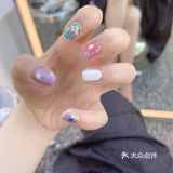 短粗胖手手近期做的美甲分享