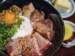 蓝鳍吞拿鱼扒丼定食-定食Doraya(骆克道店)