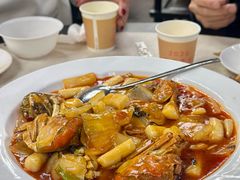 湖蟹炒年糕-二泉园老菜馆·百年无锡菜