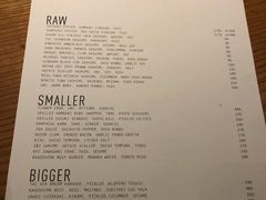 菜单-RONIN Snack Bar