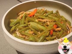 豆角丝炒肉拌转百刀-日上三甘(三里屯店)