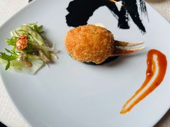 百花炸酿蟹钳-富临饭店阿一鲍鱼