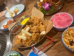 -明洞阿姨·韩式酱蟹烤肉·创意料理(三元桥店)