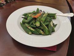 XO酱爆秋葵-万宝海鲜舫(劳动公园店)