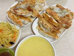 茭瓜鸡蛋素馅锅贴-三盛楼饭店(四流中路店)