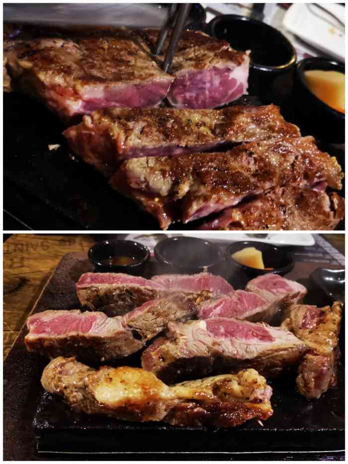 贝克石烧牛扒-"[薄荷]环境:店内有二层,一楼餐厅面积.