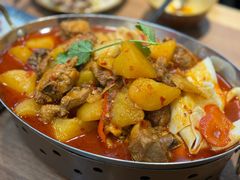 大盘鸡自带皮带面-贯贯吉·清真餐厅(浙江中路店)