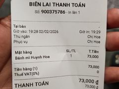 -Bánh Mì Huynh Hoa