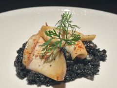 鱿鱼王鲜墨鱼汁烩意大利米饭-小火花·干式熟成牛排馆Spark SteakHouse(剑桥郡店)