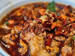水煮肉片-川湘哥麻辣鸡块(万达店)