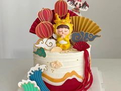 -咖咖熊蛋糕定制·蓝风车动物奶油