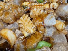 三鲜焖子-大连湾旭日·家宴·海肠捞饭(马栏广场店)