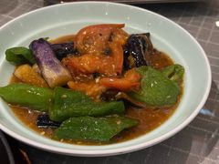 虎皮辣椒烧茄子-东方亚克西餐厅(西康路店)