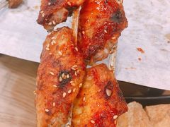 特色烤翅-宝记烧烤·碳锅羊肉·羊蝎子火锅·夜食社(文体路创始店)