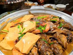-东来菜馆•手抓海鲜家常菜•海鲜锅贴(鸽子窝店)