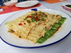 姜蓉鲜腐竹蒸笙瓜-若蘭慈·无国界素食料理(欢乐海岸店)