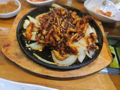 铁板鱿鱼须-喇喇排骨火锅·传统韩式脊骨汤(望京西园总店)
