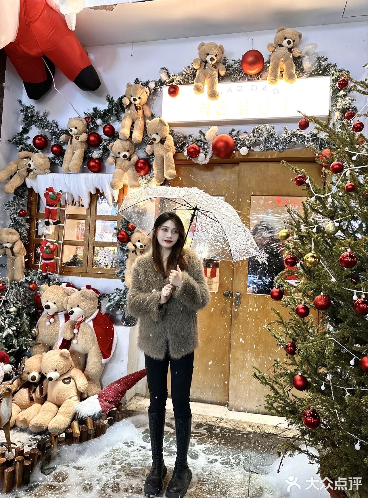 啊啊啊一定要来小岛过圣诞🧑‍🎄人造雪氛围拉满❄️