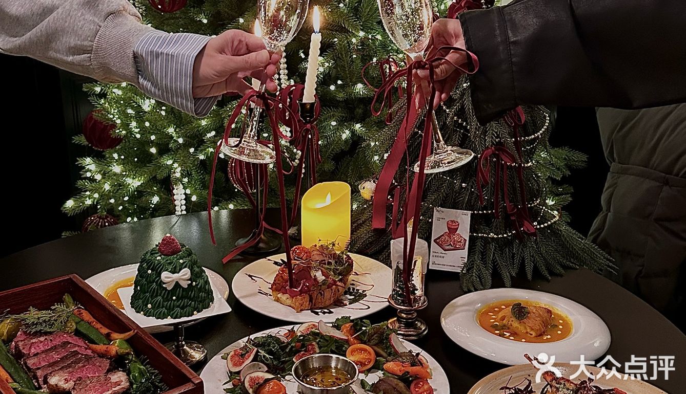 顺德！适合二人餐的圣诞氛围感已拉满…！🎄