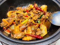 -蜀八婆鲍鱼鸡煲虾(宝安坪洲店)