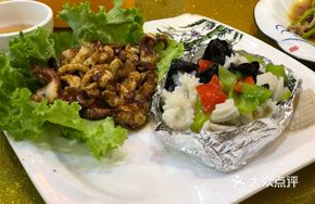 Black Fish with Cauliflower