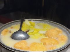 浓汤鱼腐娃娃菜-旺顺阁鱼头泡饼(常营店)