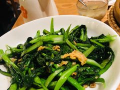 猪油渣炒有机菜心-话梅·客家小厨(东门店)
