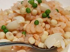 鸡头米百合炒虾仁-玫瑰厅上海菜(兴国路店)