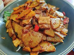 干锅土豆片-北大地皖峰饭馆